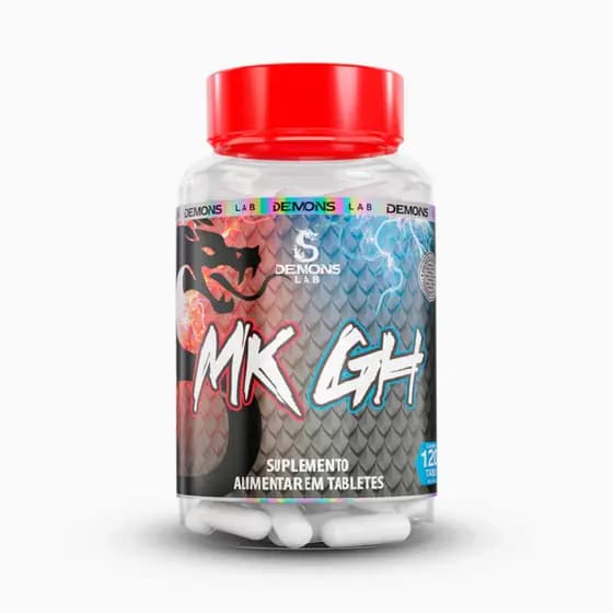 Mk Gh - Arginina Glutamina Glicina Demons Lab 120 Comprimidos
