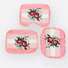 Jogo De  tapete para banheiro Jogo Com 3 Peças Kit Conjunto De Tapete Toalha De Chão Piso Estampas Lisa variadas Decoração Toalete Decoração Banheiro Barato Casa tapete banheiro toalha