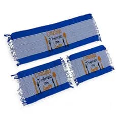 Kit Tapete e Passadeira 3 Peças Tapete Cozinha 100% Algodão Varias Estampas Promoção Atacado