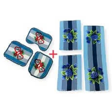 Tapete Passadeira Cozinha Kit 3 Peças + Tapete Banheiro  Decoração Banheiro Cozinha Varias Estampas Atacado Revenda Promoção Tapete sala Casa promoção