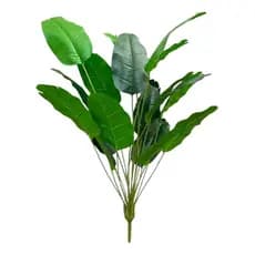 Planta Árvore Bananeira com 18 Folhas Artificial Toque Real Decorações Qualidade Premium