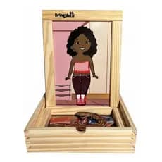 Jogo Mutti Glamour Boneca Para Vestir C/ 20 Peças Imantadas