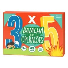Jogo Infantil Educativo Batalha Das Operações Em Mdf