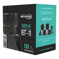 Sirene Eletromecânica 1500mt Bt-11 Bivolt - Beatek