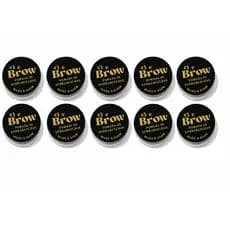 10 Gel de Sobrancelhas No Atacado Modeladora em Gel Make & Glow – Fixador Define e Modela + Pincéis