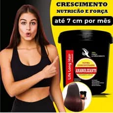 Crescimento Anabolizante Capilar  Tonico Fortalecedor Redução da Queda-cresce cabelo rapido