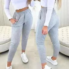Calça Jogguer Feminina Lanzinha Quentinha C/ Elástico Roupa de Frio Moda