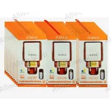 Kit 10 Carregador de celular a`GOLD Original Para Android V8, IOS,Tipo-c C 5.1A 2USB