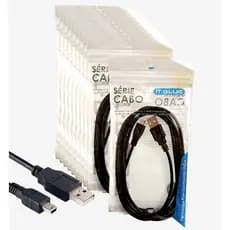 Kit 20 Cabos Usb V3 Carregador para Caixa de Som 2 metros LE-801
