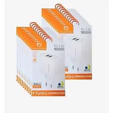 Kit 10 Carregador Fonte De Tomada Usb 5.1a 2 Saídas Hmaston Y24-4