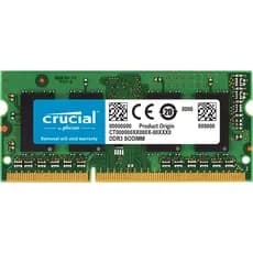 Memória RAM DDR3 8GB 1600Mhz Crucial para Notebook