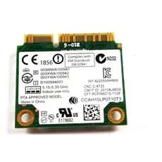 Placa Intel Wi-Fi e Bluetooth Advanced-n  Modelo 62205ANHMW Dual Band