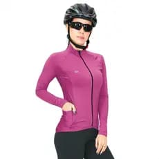 Jaqueta Ciclista Feminina Blusa Proteção UV 50 esportes corridas caminhadas