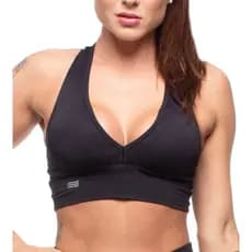 Top Nadador Feminino com Bojo Removível Fitness/Treino/Praia Proteção Solar UV50+