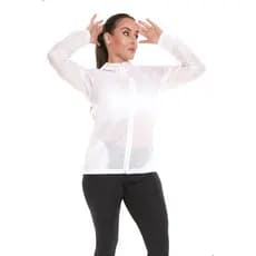 Jaqueta Corta Vento Feminino Impermeável Academia Caminhada  Proteção UV50+