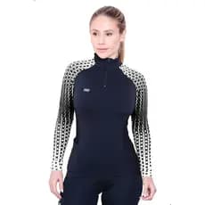 Blusa Feminina de ciclismo com bolsos e Proteção UV50+