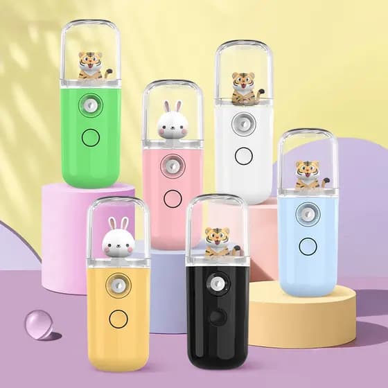 Nano Mister Vaporizador Pulverizador Umidificador De Cílios Portátil Recarregável Com USB