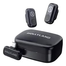 Microfone Hollyland Lark A1 Duo Usb-c Lightning Sem Fio