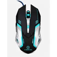 Mouse Gamer Kapbom KA-616 USB com LED 2400 DPI – Alta Performance e Estilo para Seus Jogos