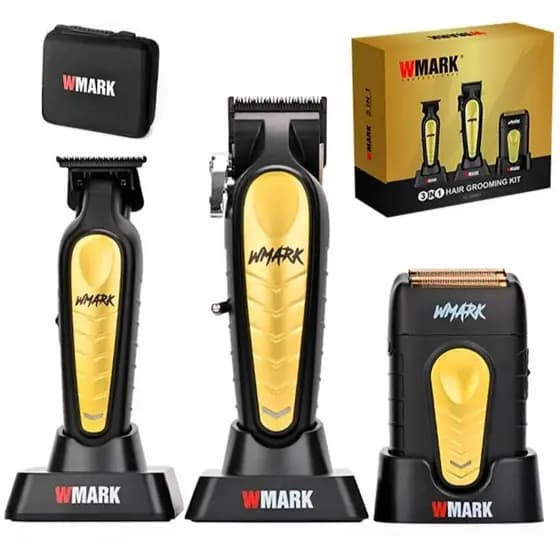 Kit 3 Maquina de Corte Acabamento e Shaver Wmark Ng 1638 ( NG 138 / NG 338 / NG 938)