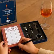 O Livro do Vinho Kit Completo - 5 Peças