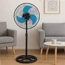 Ventilador Chao Potente Refresca Sala Quarto Verao Eletrodomestico Preto Presente Casa
