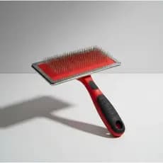 Rasqueadeira Profissional Escova Pet Emborrachada Elite Escova para Pelos de Gatos e Cachorros