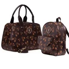 Kit Bolsa de Bebê 2 peças Mala Maternidade e Mochila de Passeio menina e menino