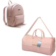 Kit Mala + Mochila  Victoria Lorenzzo Casual Viagens e Passeios Espaçosa