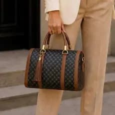 Bolsa Baú Feminina Elegante de Mão e Alça e alça transversal Promoção Lançamento