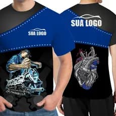Camiseta Mecânico Personalizada Uniforme 100% Poliéster Profissional Qualidade Premium