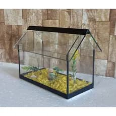 Aquario Beteira Para Peixe Betta Casinha II Decorada