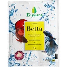 Ração Poytara Peixe Betta Sachê 6g Com Alho
