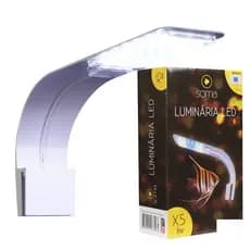 Luminária Led Para Aquários Soma x5 8w Bivolt