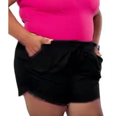 Short Plus Size Soltinho Feminino Praia Piscina