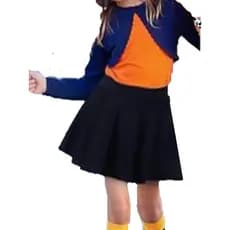 Short Saia Juvenil Infantil Escolar Básico Danças Esportes