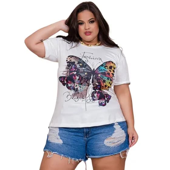Blusa Camiseta Tshirt Feminina Estampada