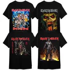 Camiseta Iron Maiden Banda Camisa Basica Rock Premium Varias Estampas - Envio Rápido - Polar Store