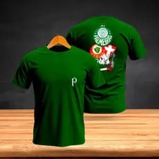 Camiseta Palmeiras Estampa Costas Time Verdão Futebol 100% Algodão Envio Rápido/Imediato Polar.clothing.store