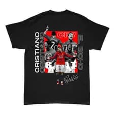 Camiseta Unissex Jogador Cristiano Ronaldo Cr7 El Bicho Camisa 100% Algodão Envio Imediato Polar