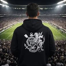 Blusa De Frio Estampa De Time Corinthians Envio Rápido