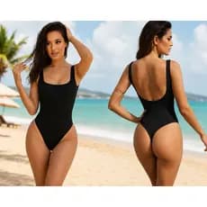 Maiô Body Feminina Costa Nua Neon Moda feminina Praia Natação