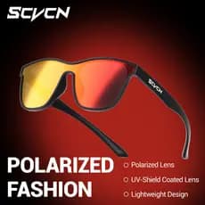 SCVCN Polarizado Óculos De Sol Beisebol Ciclismo UV400 Bicicleta MTB Escuros Esportes Equipamentos Ao Ar Livre