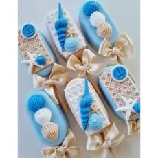 Molde de Silicone Kit Conchas cód 2037 - Fundo do Mar