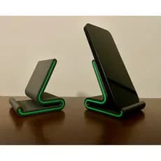 Suporte para celular/ tablet em impressão 3D - design mogerno bicolor