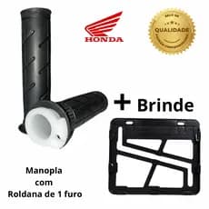kit Par Luva Punho Manopla com Roldana Para Motos Titan / Fan / Universal