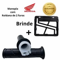 Par Manopla Luva Com Roldana dois furos Do Acelerador Titan 150 Titan 160 Fan Modelo Original.