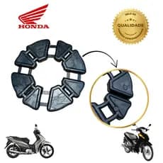 Kit bucha Coxim Coroa Acoplada Para moto Honda Biz 110 / Biz 125 Alta Qualidade