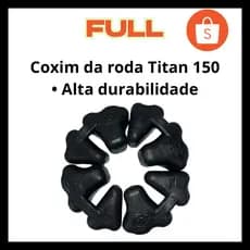 Kit bucha Coxim Coroa com 4 peças Alta Resistência moto Titan 150/160. Fan 150/160