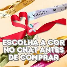 10 metros de Fitas de Cetim (10mm, 20mm e 30mm) personalizada